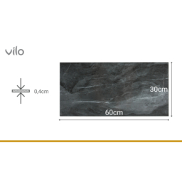 SPC 30x60 DARK STONE Wandpaneele Pack (13Stk)