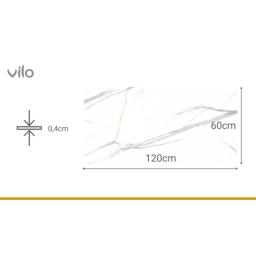 Panele ścienne SPC 120x60 CALACATTA WHITE (4szt.)
