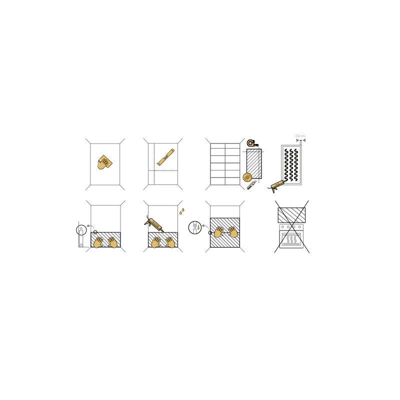 SPC Wandpaneele 120x60 CALACATA BLACK Bundle (4 Stk)