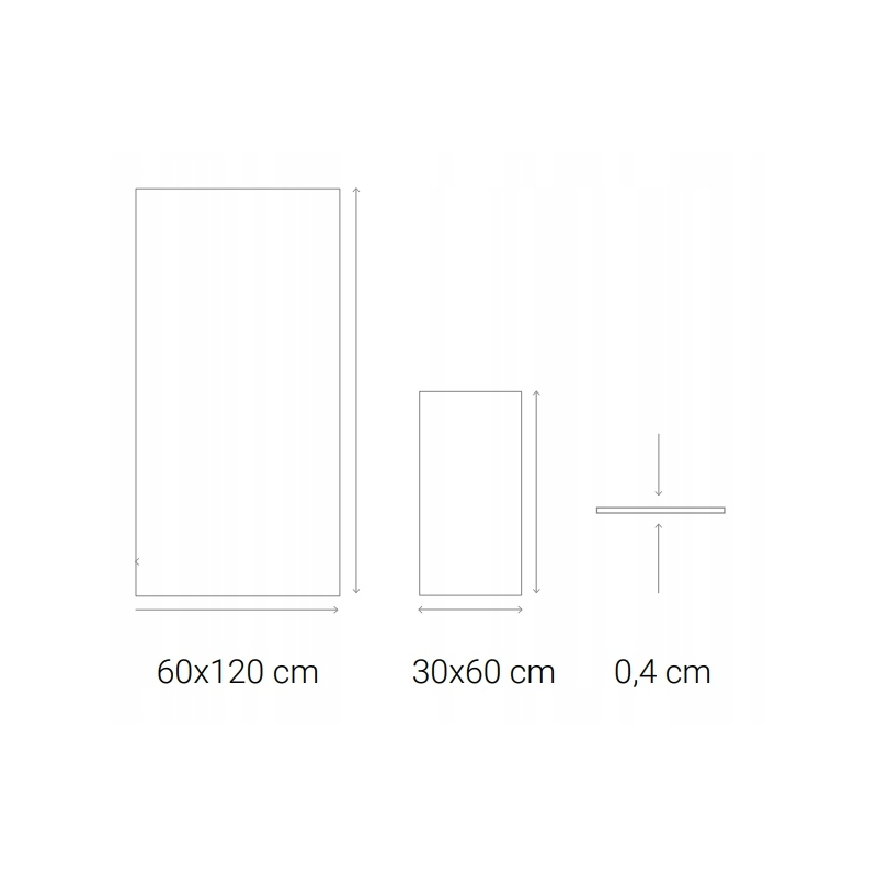 SPC 120x60 CALACATTA BLACK wall panels (4pcs)