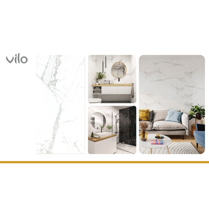 SPC Wandpaneele 30x60 CALACATTA SNOW Bundle (13Stk)