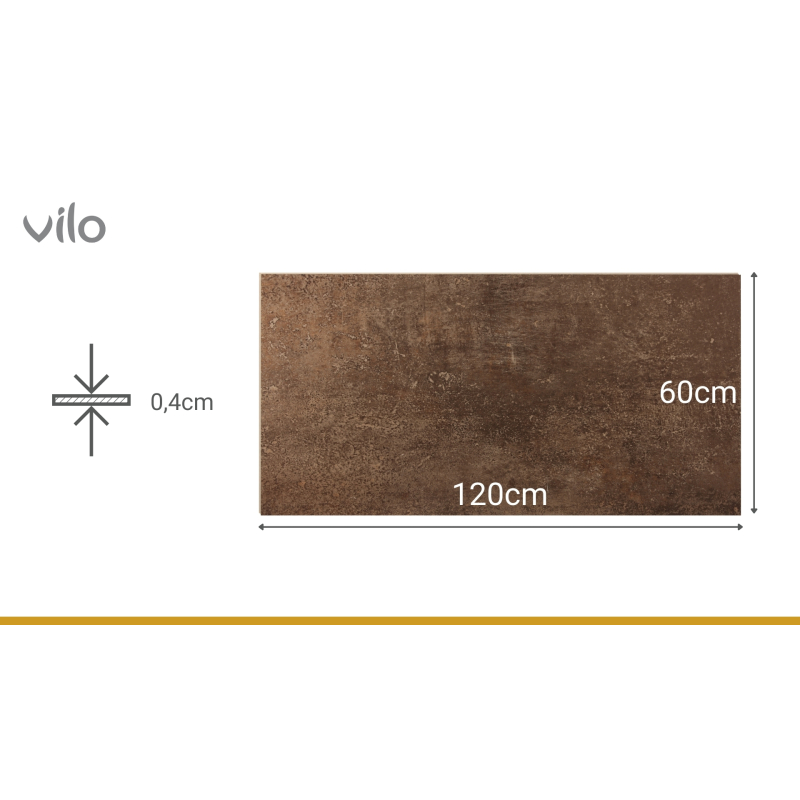 SPC 120x60 panneaux muraux RUSTY (4pcs)