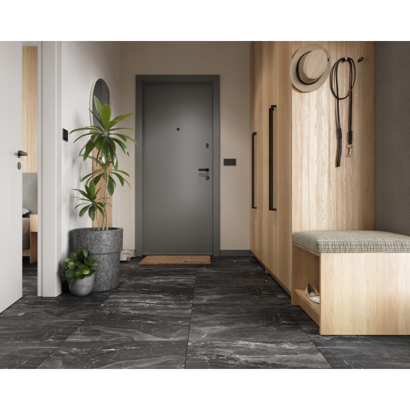 SPC-Bodenbelag 60x60 ASH GREY (1,44m2 Packung - 4 Stk)