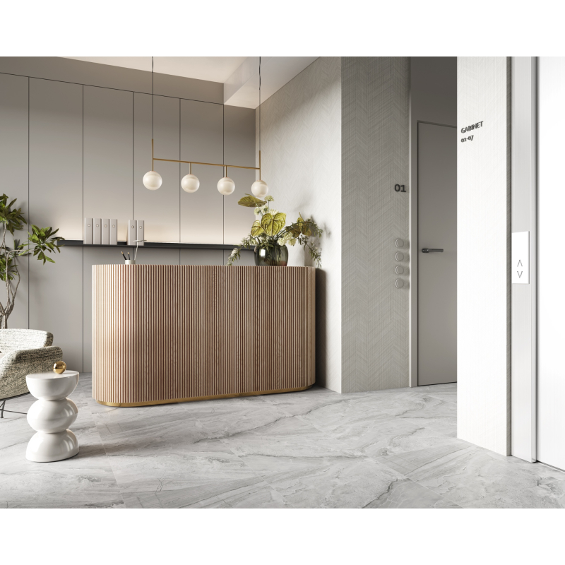 Підлогове покриття SPC 60x60 CALACATTA WHITE (упаковка 1,44м2 - 4шт)