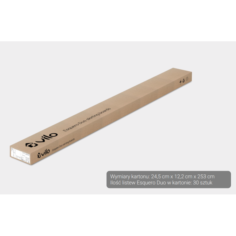 ESQUERO DUO 654 2.5M skirting board
