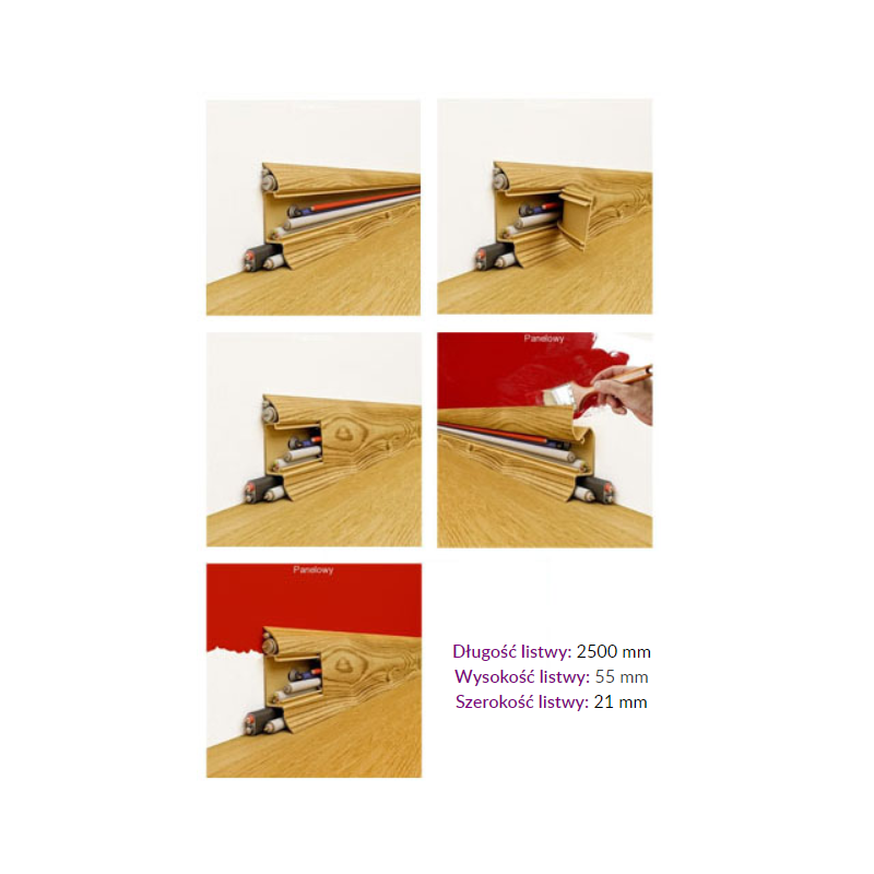 IZZI 763 2,5M skirting board