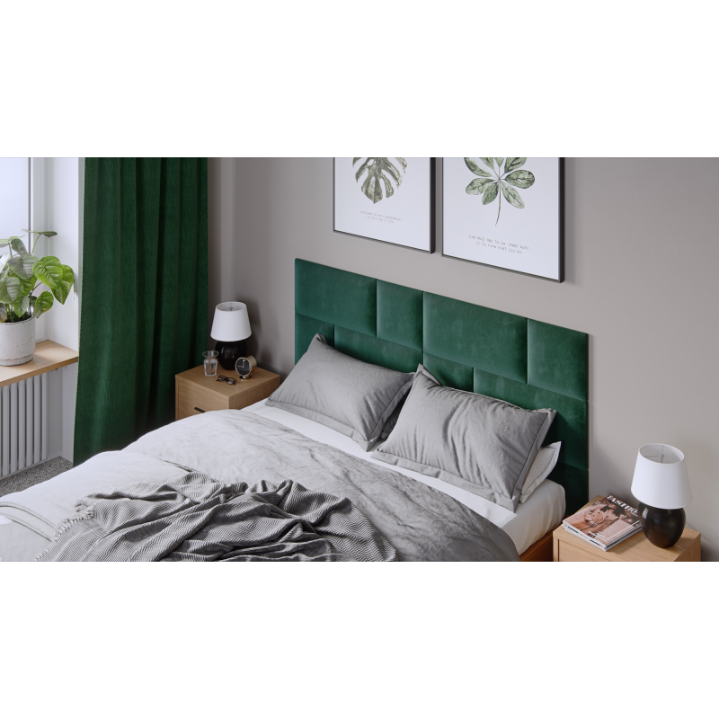 Upholstered panels 30X60 BOTTLE GREEN