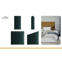 Upholstered panels 30X60 BOTTLE GREEN