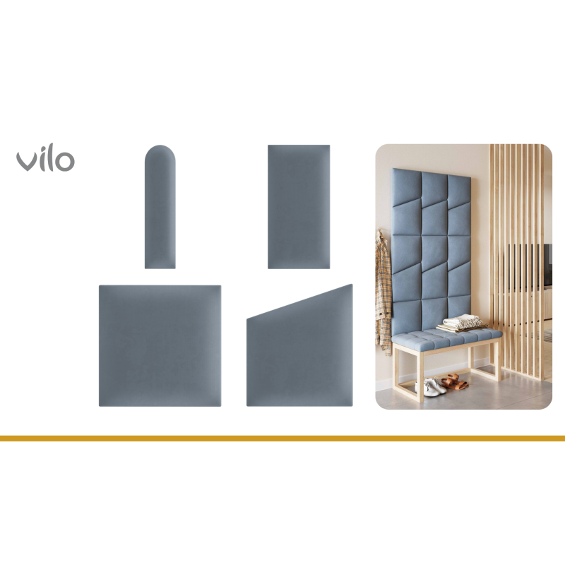 Upholstered panels 30X35 GEO MARINE