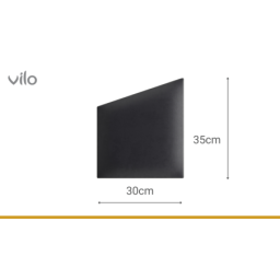 Upholstered panels 30X35 GEO GRAPHITE