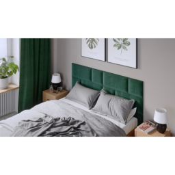 Upholstered panels 30X35 GEO BOTTLE GREEN