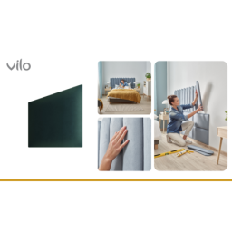 Gepolsterte Platten 30X35 GEO BUT. GRÜN