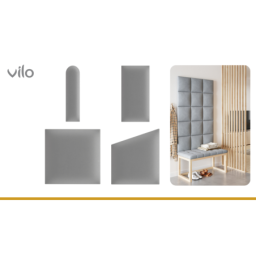 Upholstered panels 30X30 GREY