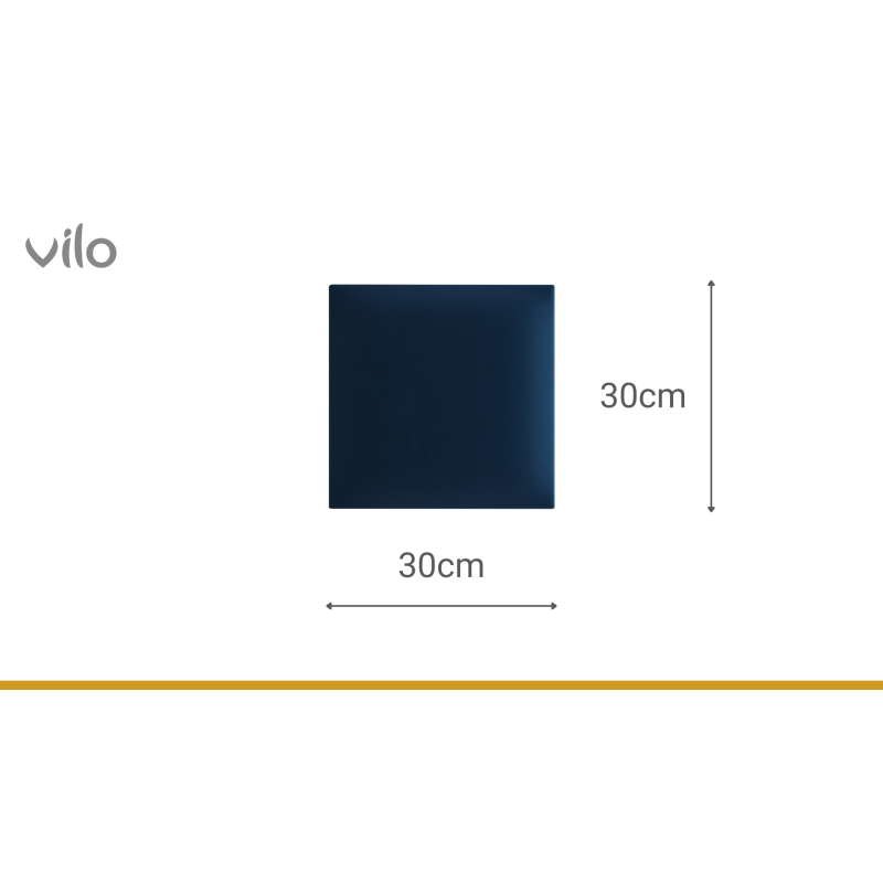 Gepolsterte Platten VILO 30X30 GRANITE