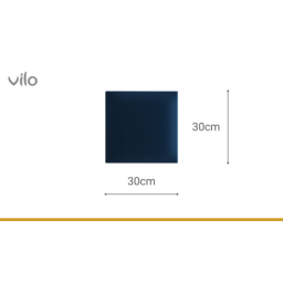 Gepolsterte Platten VILO 30X30 GRANITE