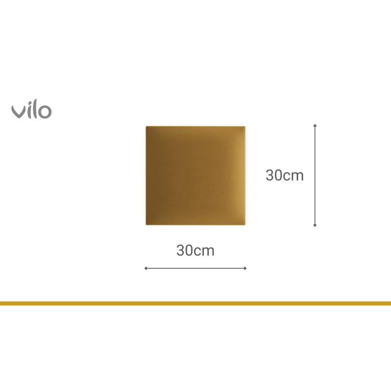 Polsterelemente VILO 30X30 MUSTARD