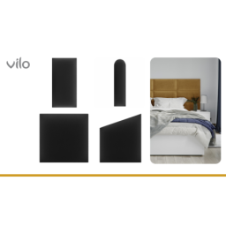 Upholstered panels 30X60 BLACK