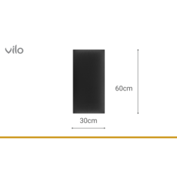 Polstertafeln VILO 30X60 SCHWARZ