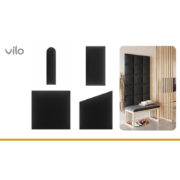 Minkštos plokštės 30X35 BLACK