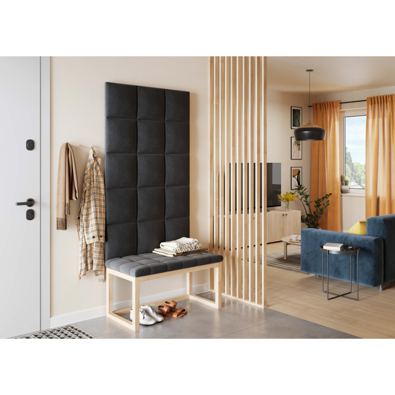 Polsterdatud paneelid 30X30 BLACK