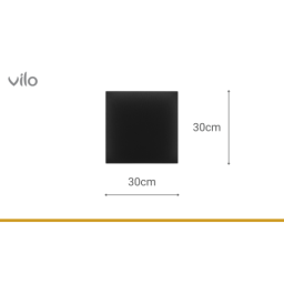 Polsterdatud paneelid 30X30 BLACK