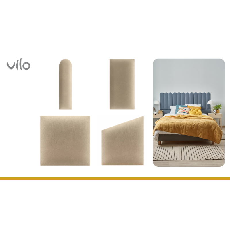 Paneles tapizados 15X60 BEige