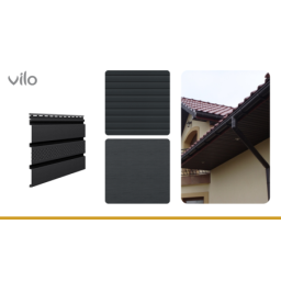 Panneau de sous-face avec perforation SV 07 Graphite (10pcs)