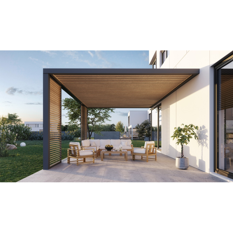 Panel de intradós con perforación SV 07 Roble Winchester (10pzas)