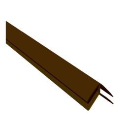 Finishing of the decorative panels Motivo L.BOAZ. B1 ANGLE. OUT. LIGHT BRONZE