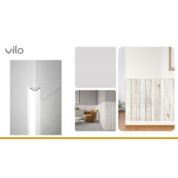 Dekoratiivne paneeli viimistlus Motivo L.BOAZ. B1 ANGLE. OUT. SILVER