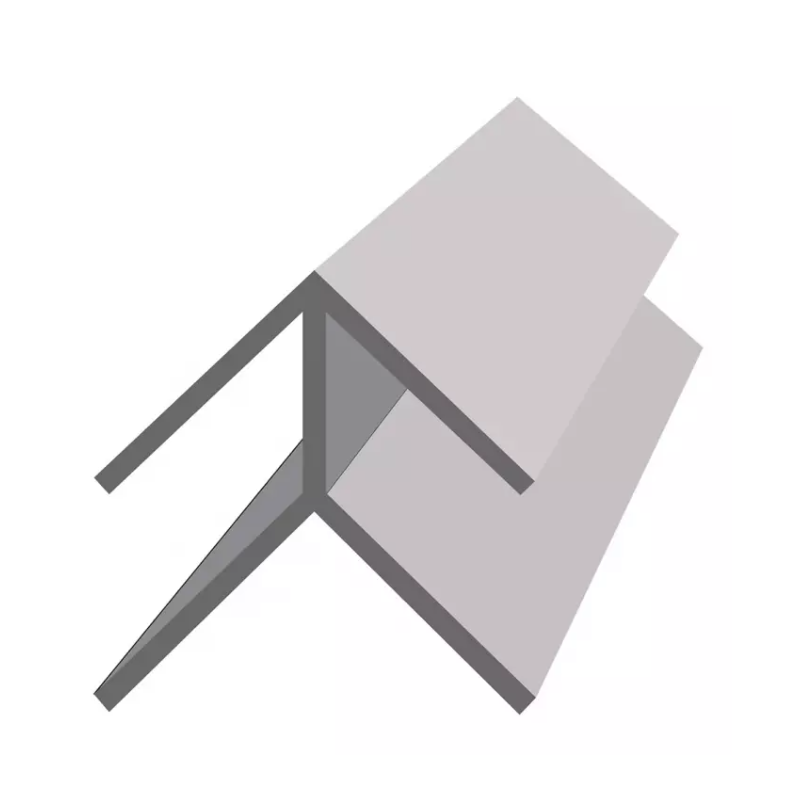 Dekorative Plattenausführung Motivo L.BOAZ. B1 ANGLE. AUSSEN. GRAPHITE