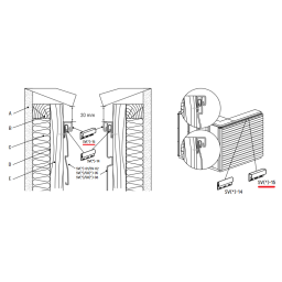 J SVP-15 L strip. Chêne 3.05M
