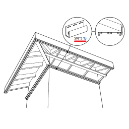 J SVP-15 L strip. Chêne 3.05M