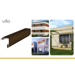 Esquina exterior SVP-12 V Nogal 3,05M 5pzas