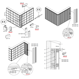 Lame de façade grande SVP-19 Golden Oak 3,05M