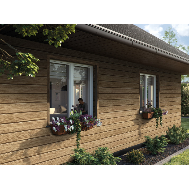 SV 05 honey oak 3M flat siding panel