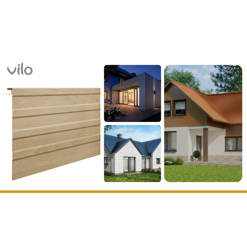 Facade strip large SVP-19 Oak 3,05M