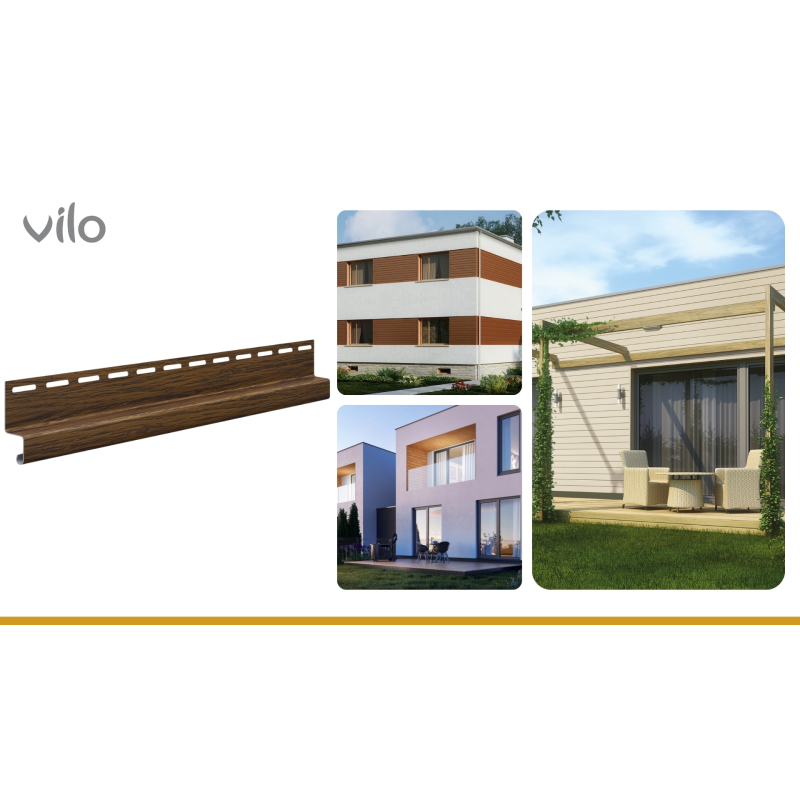 Karnizo juosta SVP-16,5 Walnut 3,05M