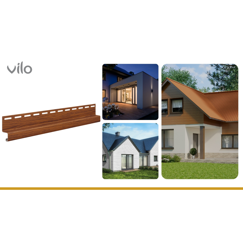 Räästaplaat SVP-16.5 Kuldne tammepuu 3.05M