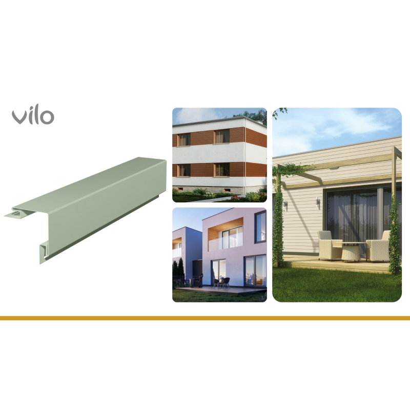 Esquina exterior SV-12 Verde brillante 3,05M 5pzas