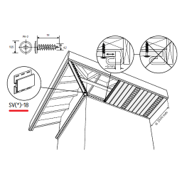 Lüliti SV-18 valge 3.05M
