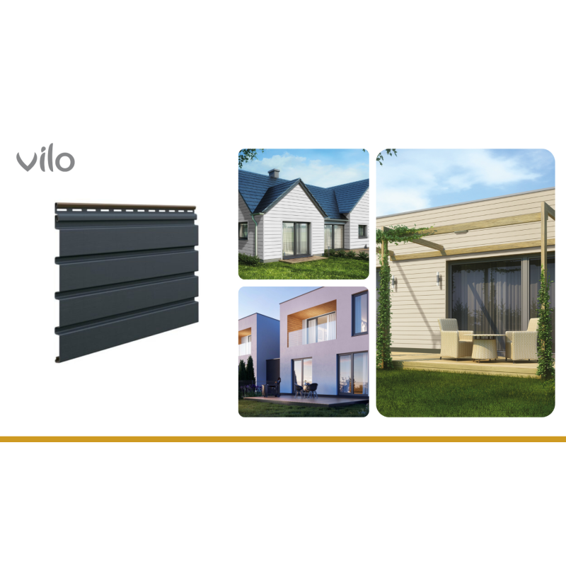 Lamelové panely Fronto SV 06 Anthracite 4 ks