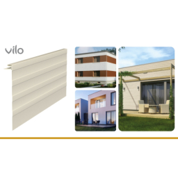 Фасадний плінтус великий SV-19 Бежевий 3,05М 5 ПОСТАВКА