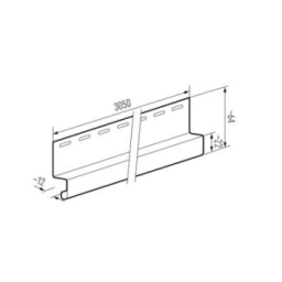 Räästaplaat SV-16.5 Light Olive 3.05M 5tk