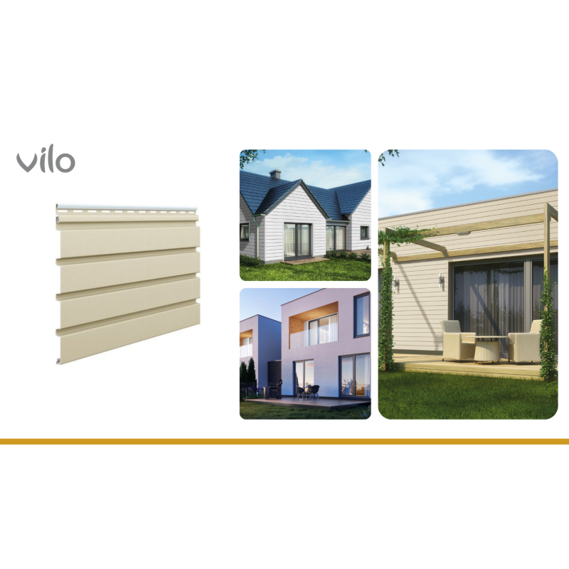 Fasadinės lameles Fronto SV 06 Cream 10 vnt