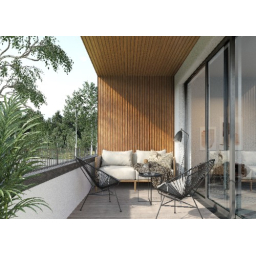 Fasadinės lameles Fronto SVP Golden Oak V-Black 4 vnt.