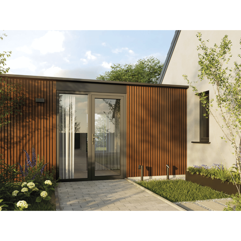 Fasadinės lameles Fronto SVP Golden Oak V-Black 4 vnt.