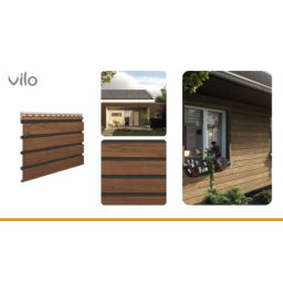 VILO Fassadenplatten in Nussbaum - 10 Stk