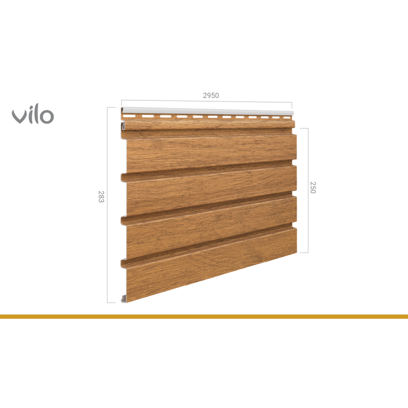 VILO Fassadenplatten in Nussbaum - 10 Stk