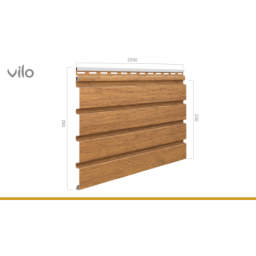 VILO Fassadenplatten in Nussbaum - 10 Stk